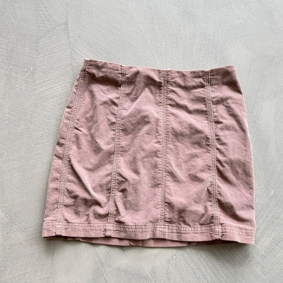 Free People Brown Corduroy Mini Skirt - {8} - Picture 4 of 9